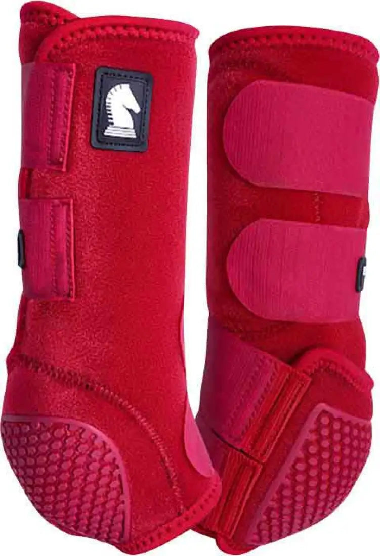 Classic Equine Flexion Sport Boot - Front Crimson / Small Sport Boots