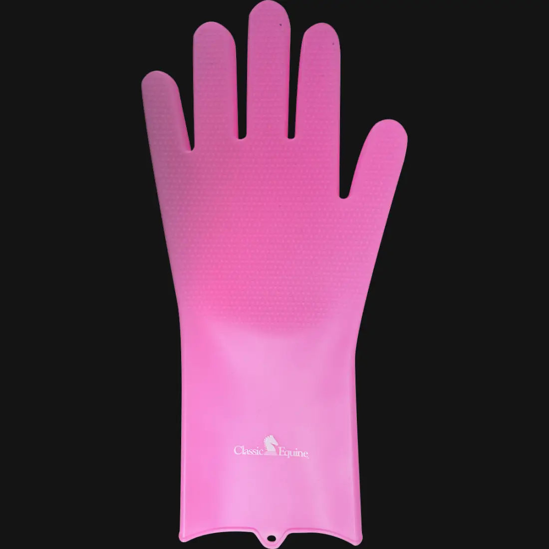 Classic Equine Grooming Wash Gloves Pink Grooming Accessory