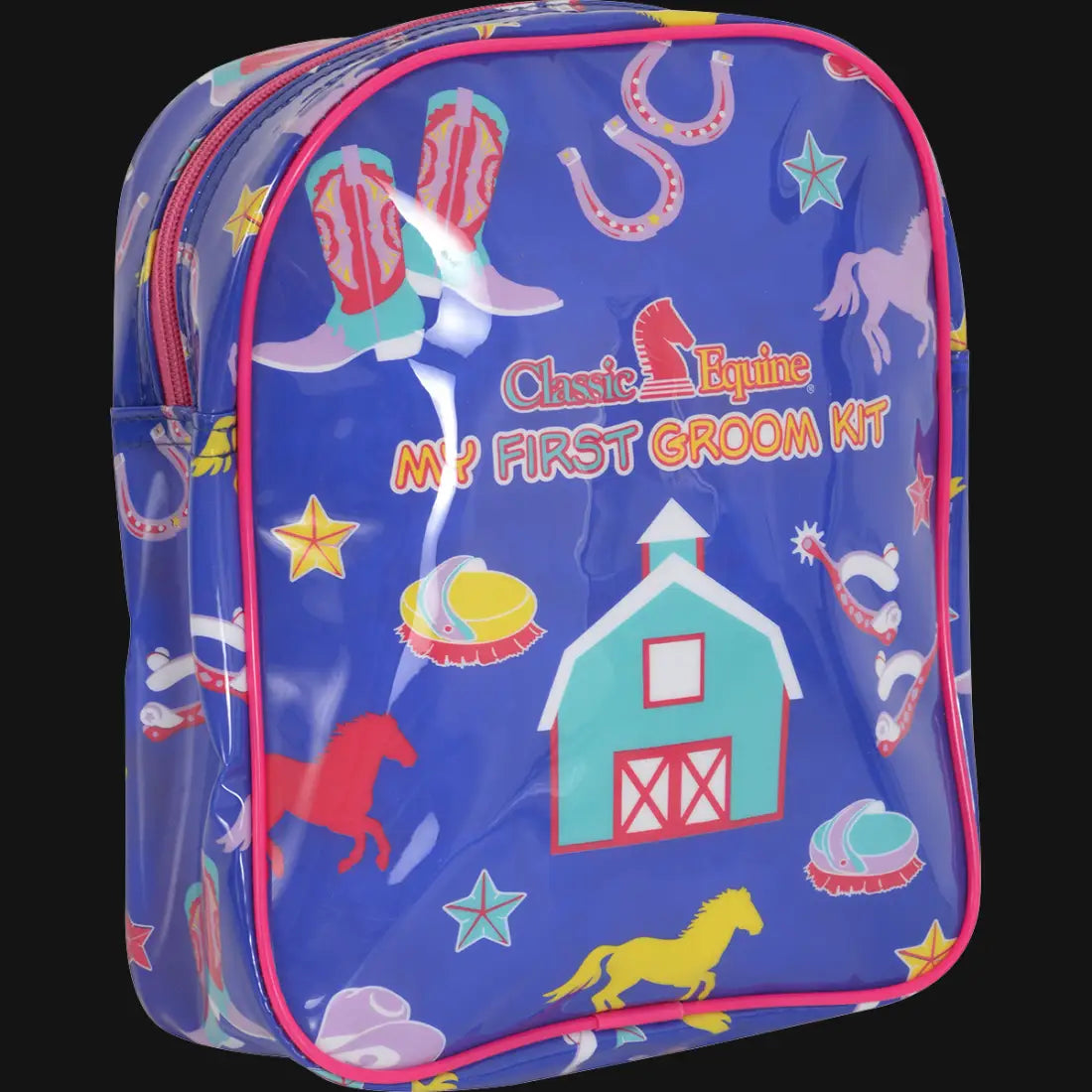 Classic Equine Kids Groom Kit Navy Grooming Accessory