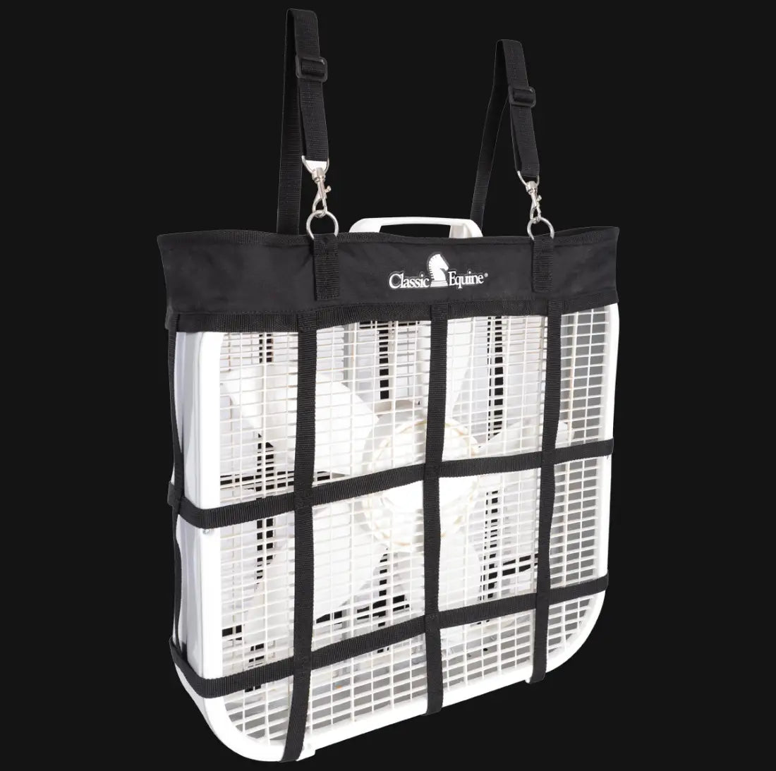 Classic Equine Stall Fan Bag Black Barn & Trailer Accessory