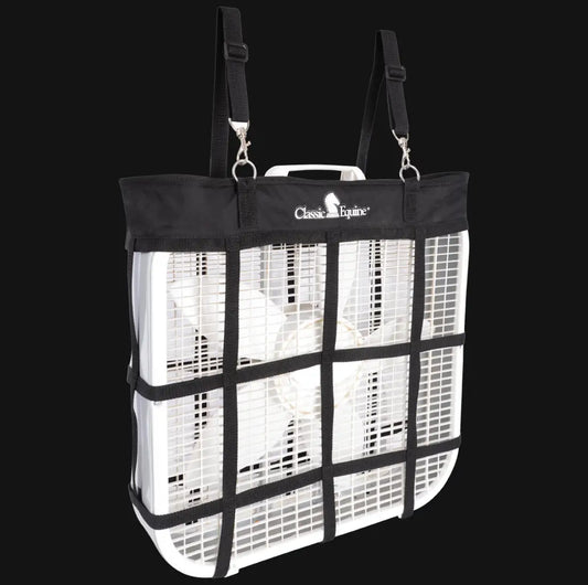 Classic Equine Stall Fan Bag Black Barn & Trailer Accessory