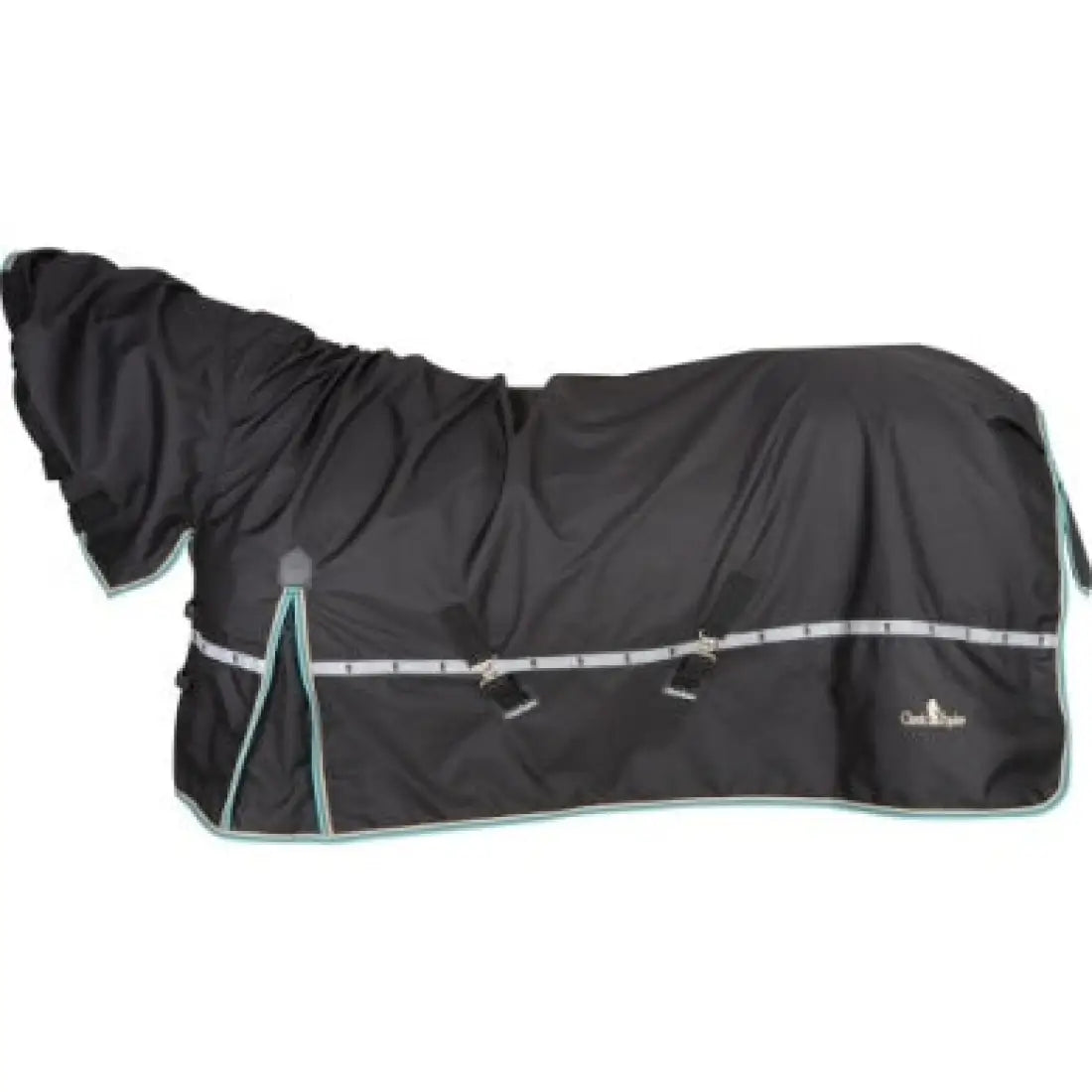 Classic Equine Windbreaker Turnout Sheet - Hooded XSmall / Black Rain Sheet