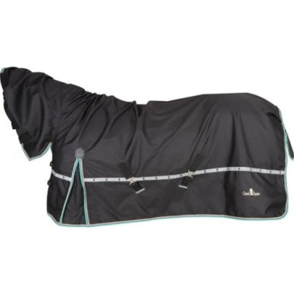Classic Equine Windbreaker Turnout Sheet - Hooded XSmall / Black Rain Sheet
