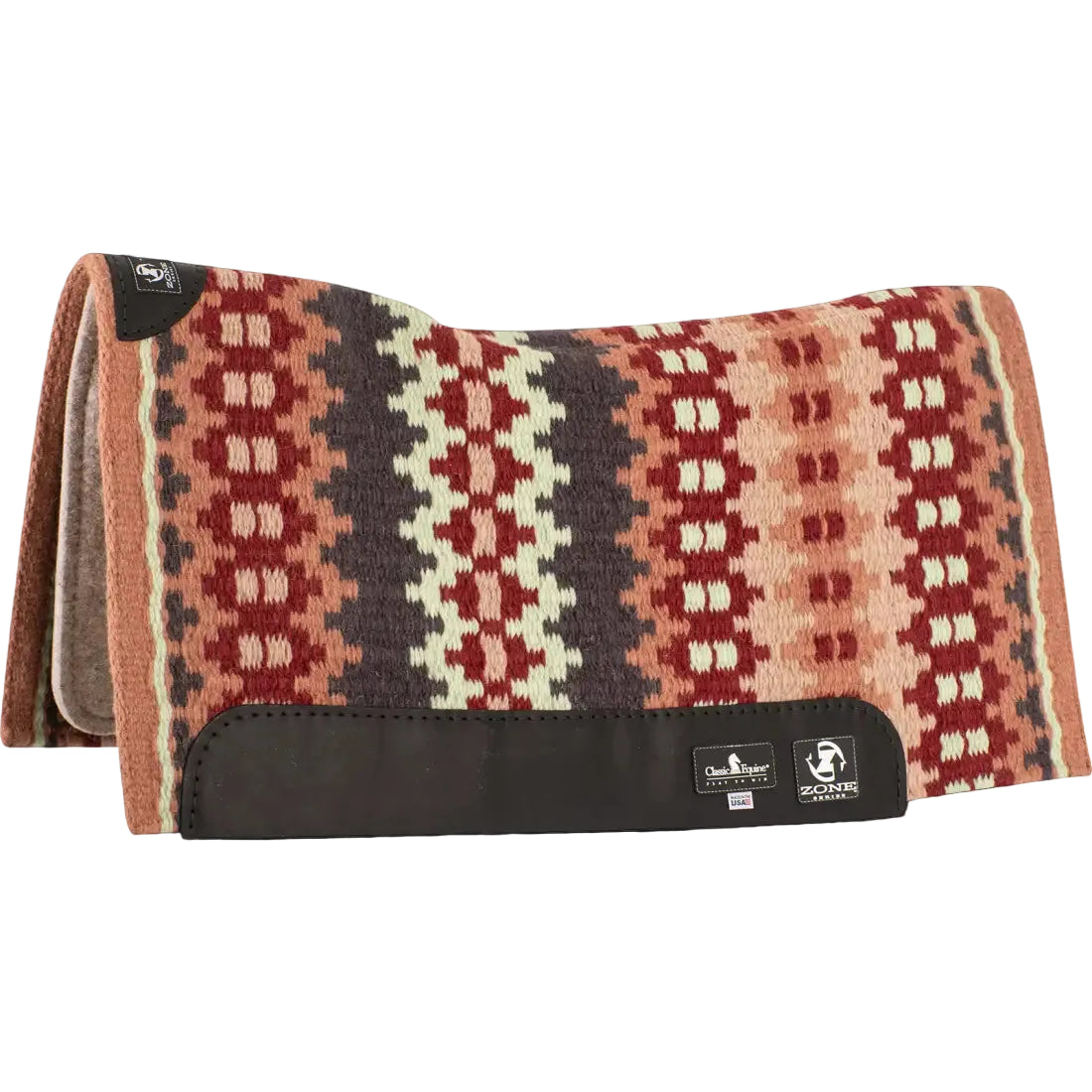 Classic Equine Wool Blanket Top Saddle Pad - Thumbnail 3