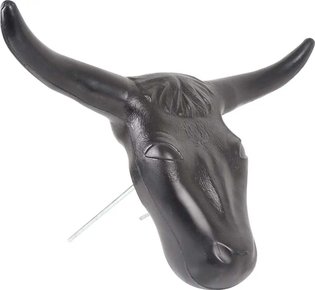 Classic Steer Head Dummy Black Roping Dummy