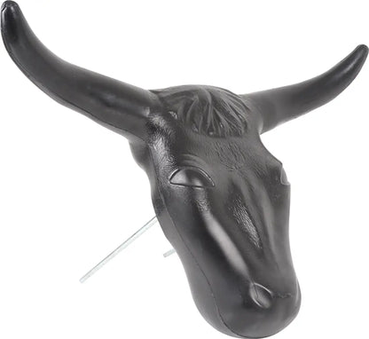 Classic Steer Head Dummy Black Roping Dummy