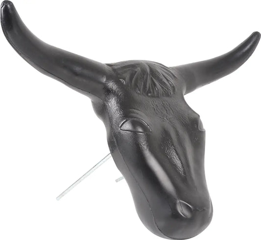 Classic Steer Head Dummy Black Roping Dummy