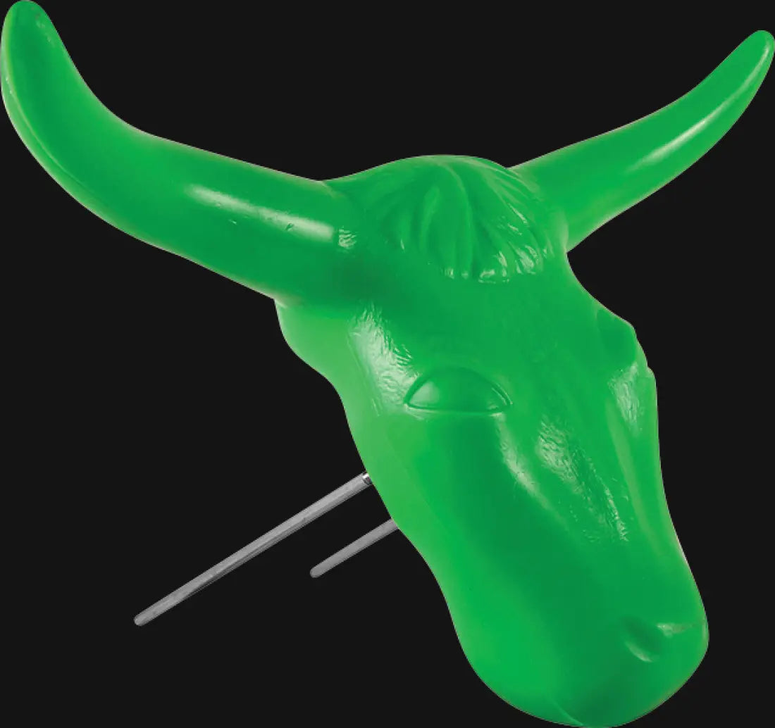 Classic Steer Head Dummy Green Roping Dummy