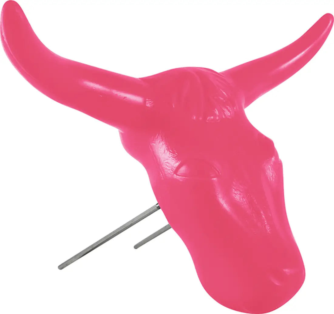 Classic Steer Head Dummy Pink Roping Dummy