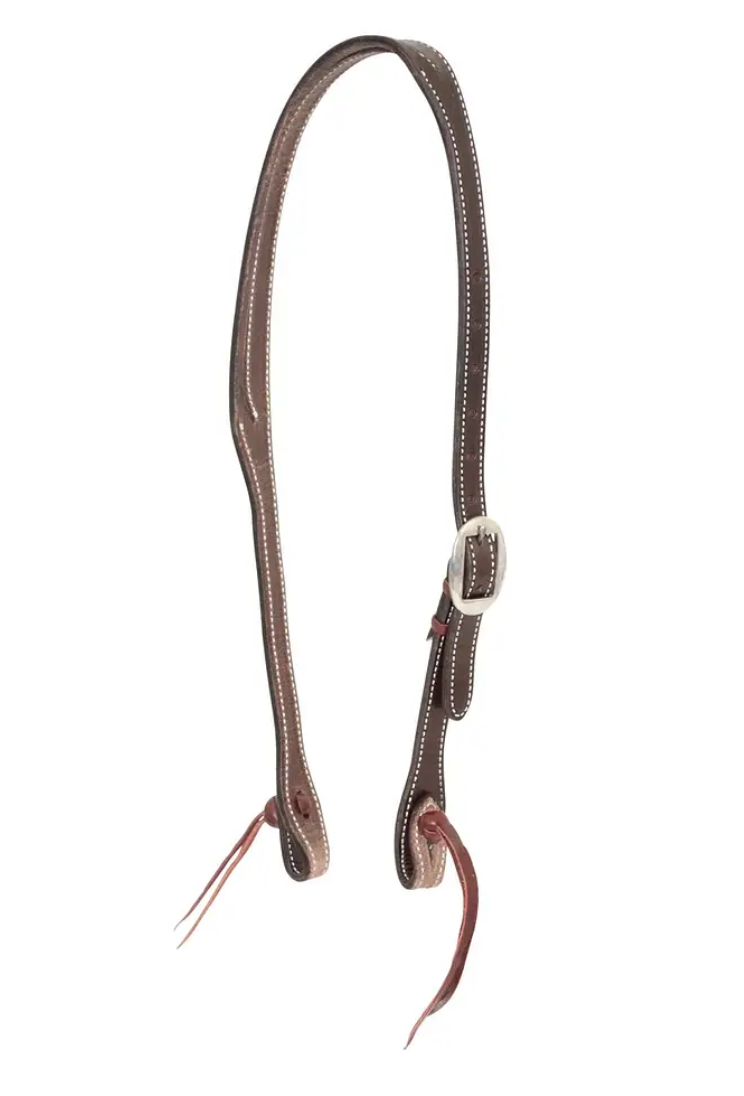 Cowboy Tack English Bridle Coffee Split Ear Headstall