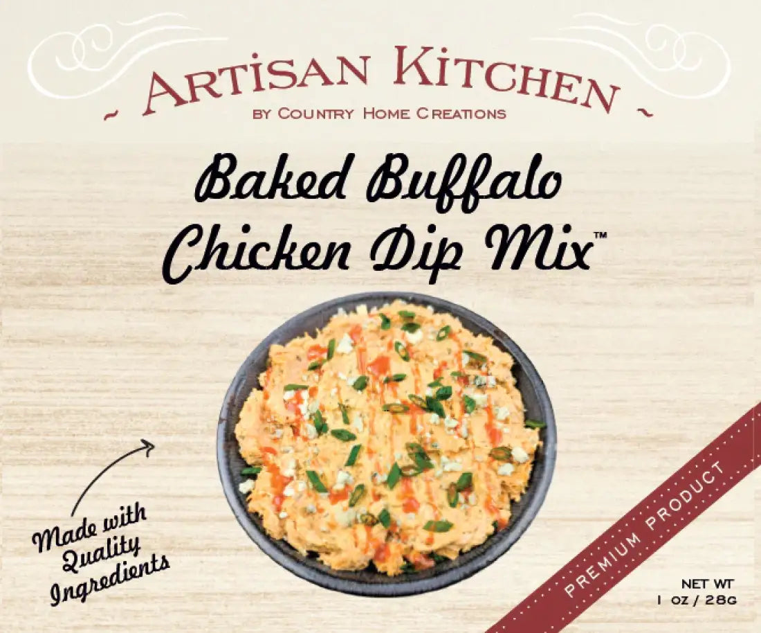 Country Home Creations Artisan Kitchen Mixes Baked Buffalo Chicken Dip Food