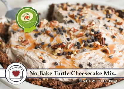 Country Home Creations No-Bake Cheesecake Mixes Turtle Cheesecake Food