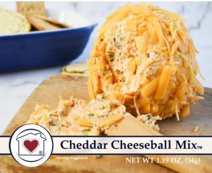 Country Home Creations Savory Dip Mixes Cheddar Cheese Ball Food