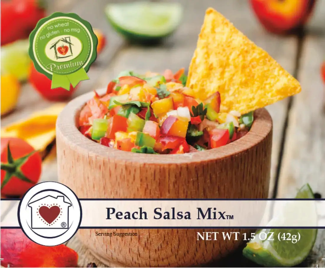 Country Home Creations Savory Dip Mixes Peach Salsa Food