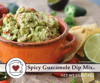 Country Home Creations Savory Dip Mixes Spicy Guacamole Food