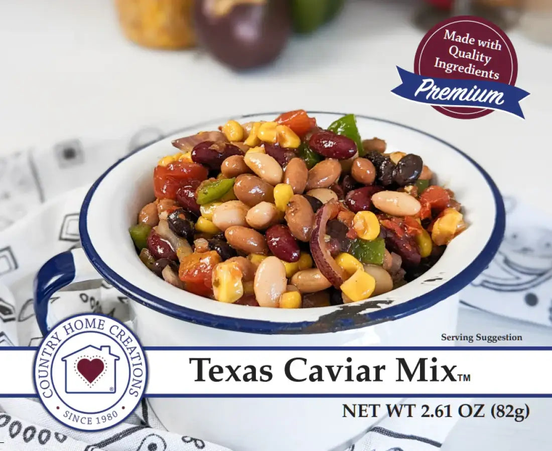 Country Home Creations Savory Dip Mixes Texas Caviar Food
