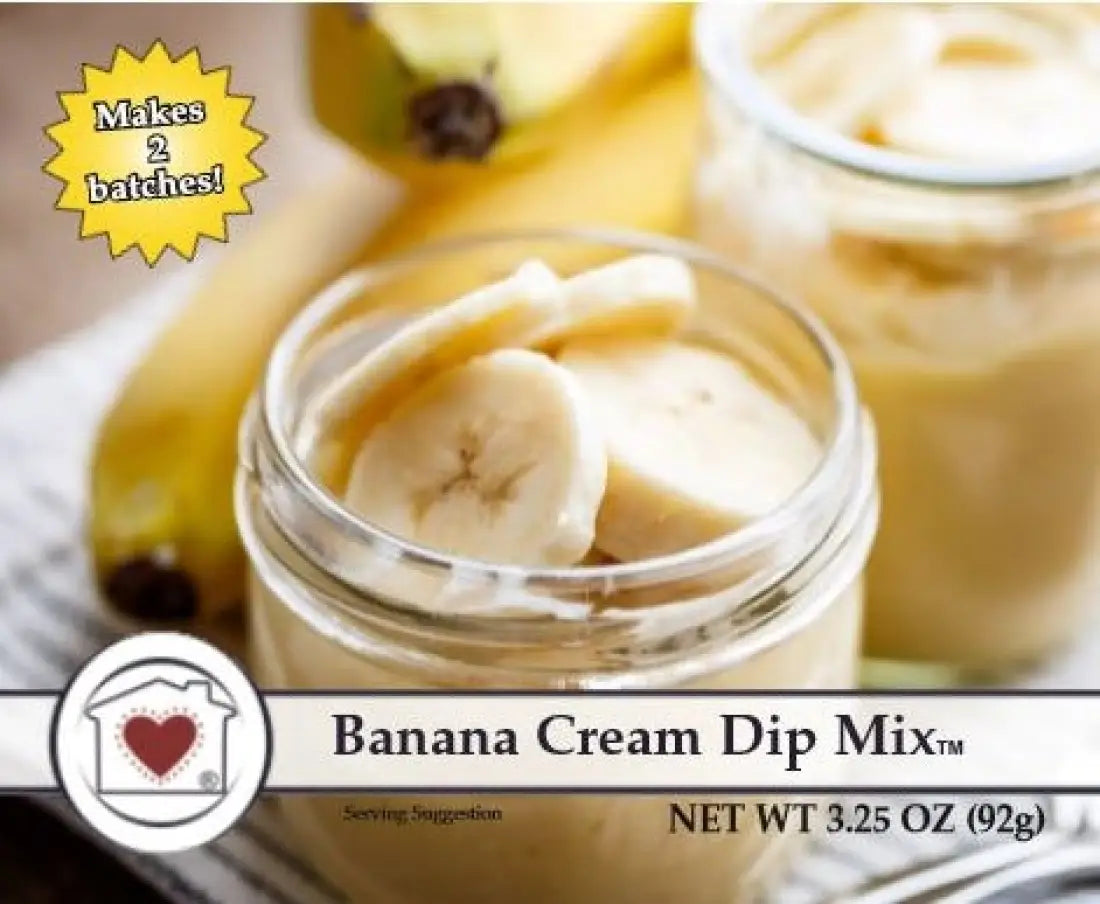 Country Home Creations Sweet Dip Mixes Banana Cream Food