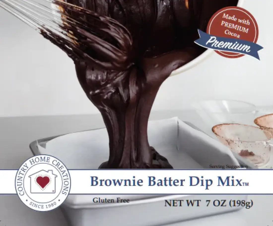 Country Home Creations Sweet Dip Mixes Brownie Batter Food