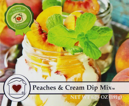 Country Home Creations Sweet Dip Mixes Peaches & Cream Food