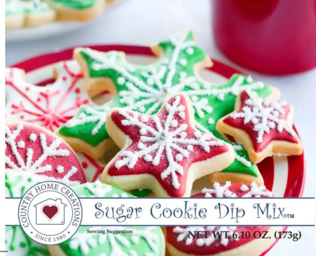 Country Home Creations Sweet Dip Mixes Sugar Cookie Food
