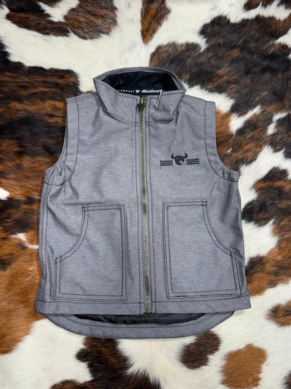 Cowboy Hardware Boy’s Charcoal Vest XSmall Boy’s Vest