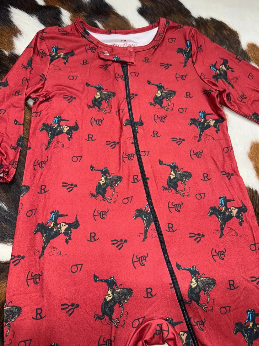 Cowboy Hardware Boy’s Infant Bronc Brand Vintage Onesie Boy’s Infant