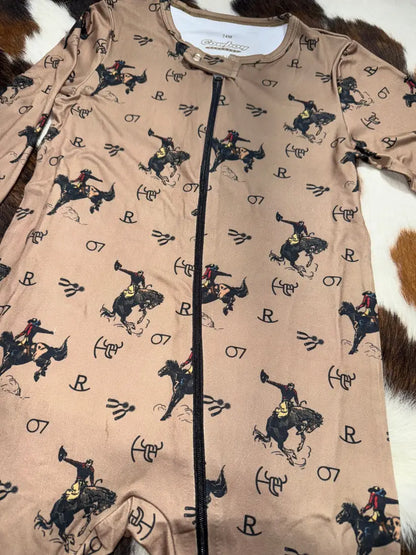 Cowboy Hardware Boy’s Infant Bronc Brand Vintage Onesie Boy’s Infant