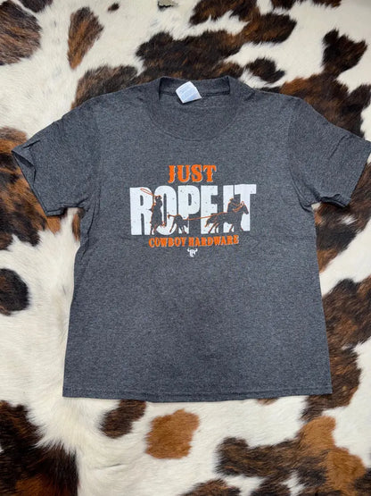 Cowboy Hardware Boy’s Just Rope It T-Shirt Boy’s T-Shirt