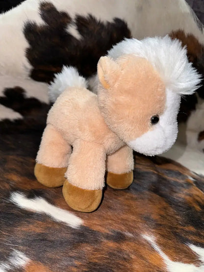 Cowboy Hardware Plush Stuffed Animals ’Sunny’ Tan Horse Cowboy Hardware Toys