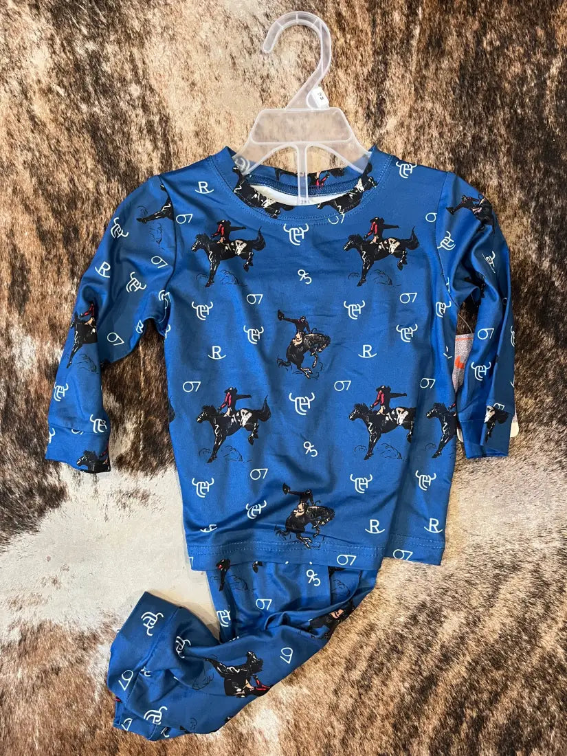 Cowboy Hardware Toddler Blue Vintage Bronc PlaySet 2T Boy’s Toddler Top