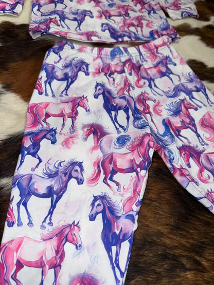 Cowgirl Hardware Infant Purple Wild Horse PlaySet Girl’s Toddler Top