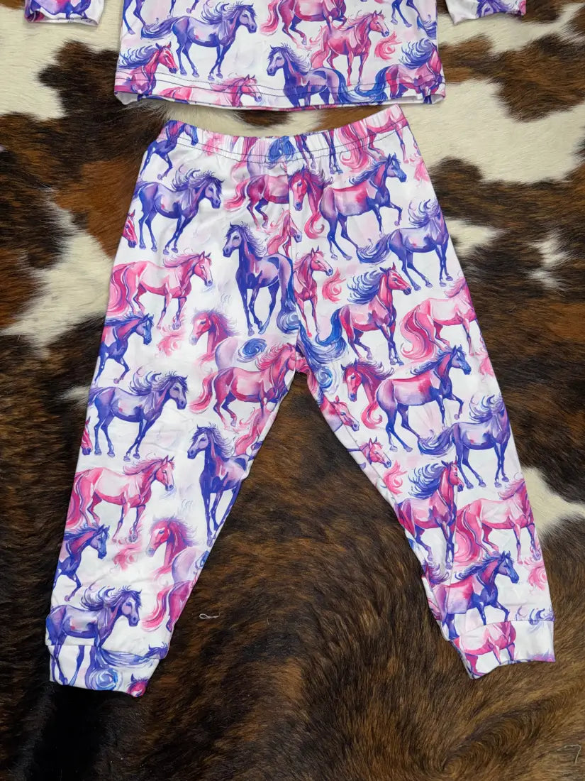 Cowgirl Hardware Toddler Purple Wild Horse PlaySet Girl’s Toddler Top