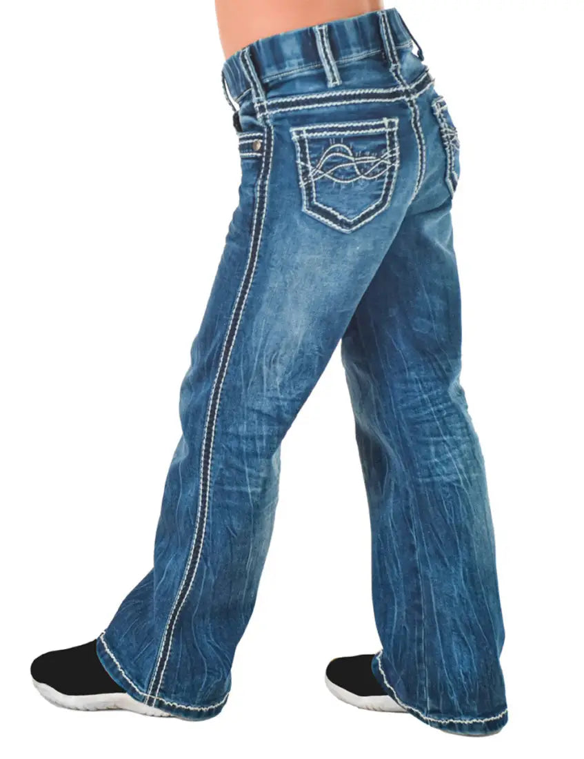 Cowgirl Tuff Girl’s Pull-On Hurricane Bootcut Jean Girl’s Bottoms