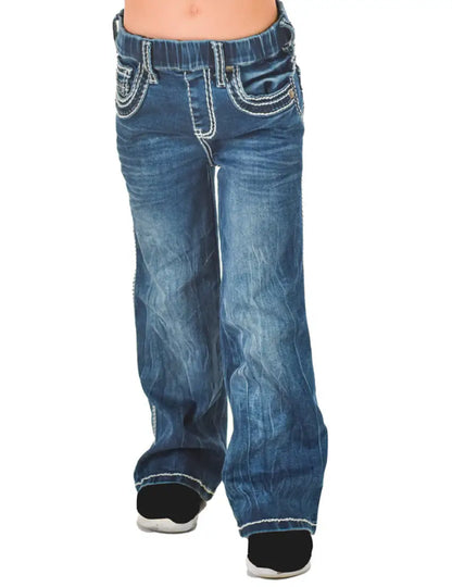 Cowgirl Tuff Girl’s Pull-On Hurricane Bootcut Jean Girl’s Bottoms
