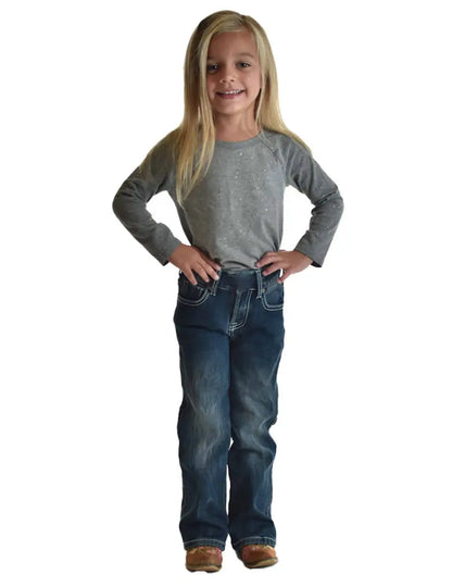 Cowgirl Tuff Girl’s Winter Edgy Jean 4 Girl’s Bottoms