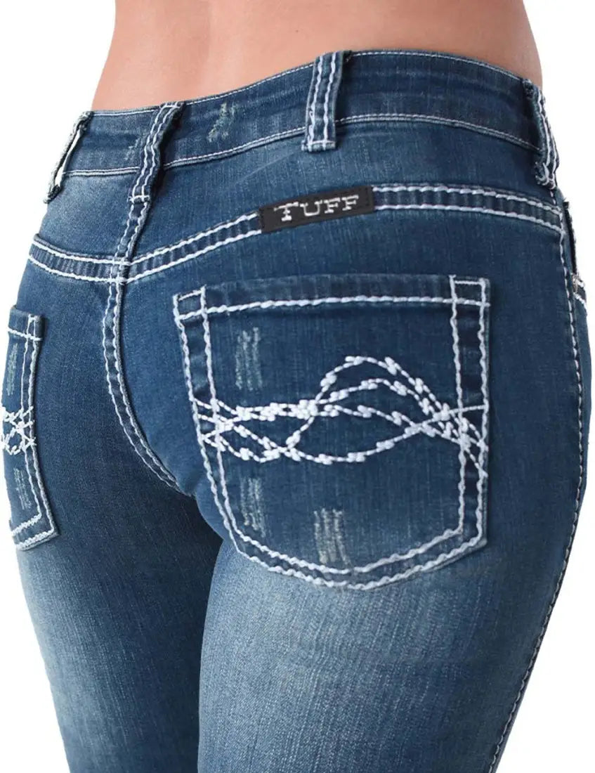 Cowgirl Tuff Women’s Edgy Bootcut Jean 24R Women’s Bottoms