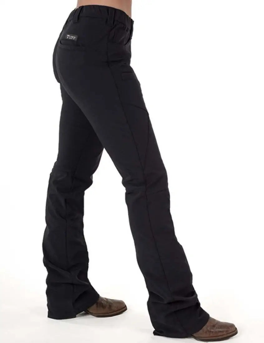 Cowgirl Tuff Women’s WHPH Fleece Lined Black Pants XSmall Women’s Bottoms