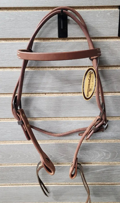 Cowperson Tack Browband Double Buckle Headstall Headstall