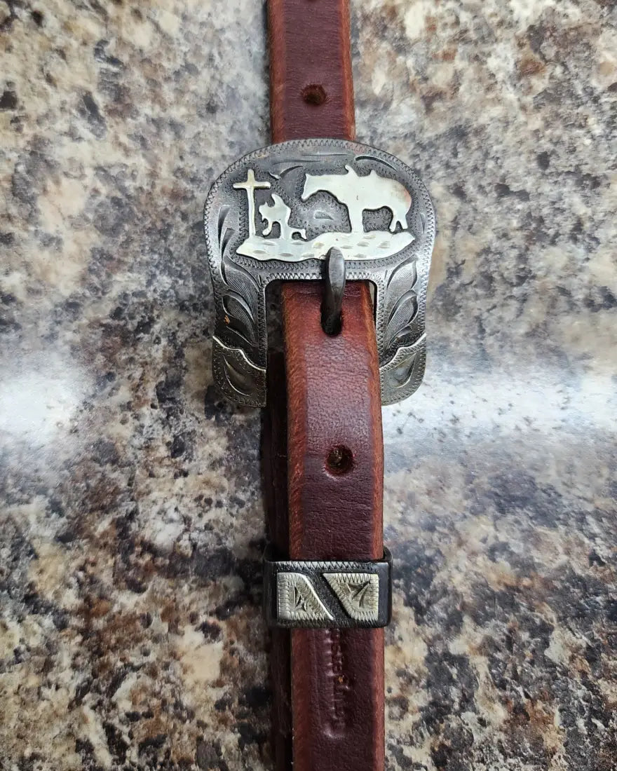 Cowperson Tack Browband Double Buckle Headstall Browband Headstall / B227 Headstall