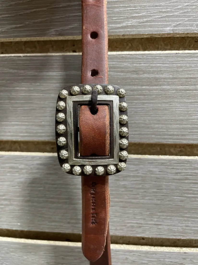 Cowperson Tack Browband Headstall Browband Headstall / Silver Dots Headstall