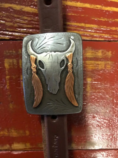 Cowperson Tack Browband Headstall Browband Headstall / Steer Skull Headstall