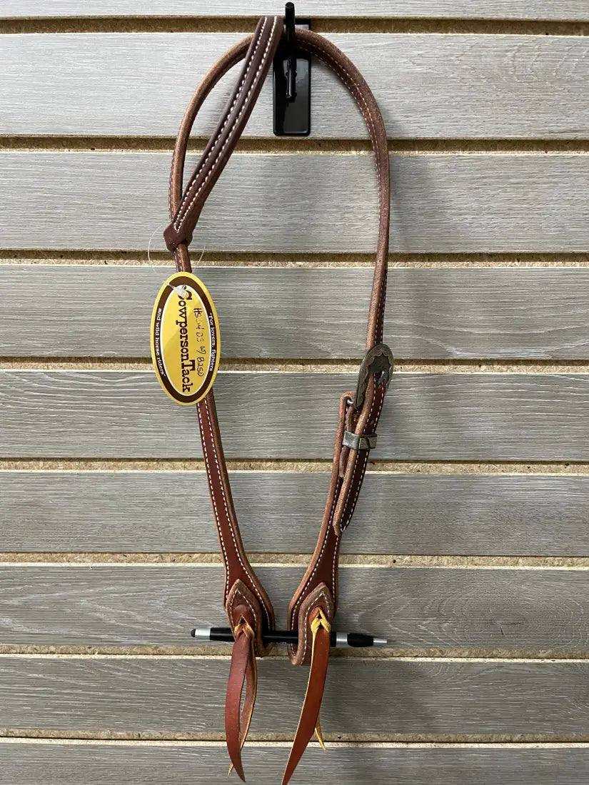 Cowperson Tack Double Stitched One Ear Headstall - Thumbnail 5