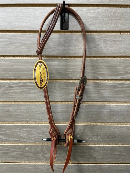 Cowperson Tack Double Stitched One Ear Headstall Headstall