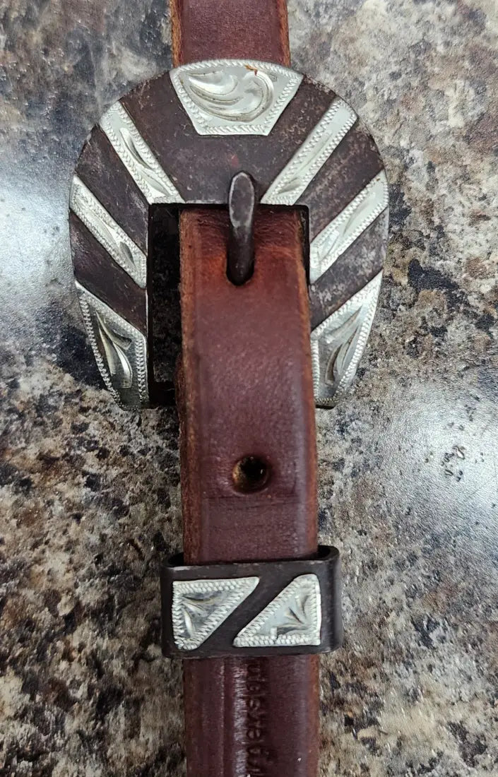 Cowperson Tack One Ear Headstall One Ear Headstall / Antique Bronze Silver Headstall