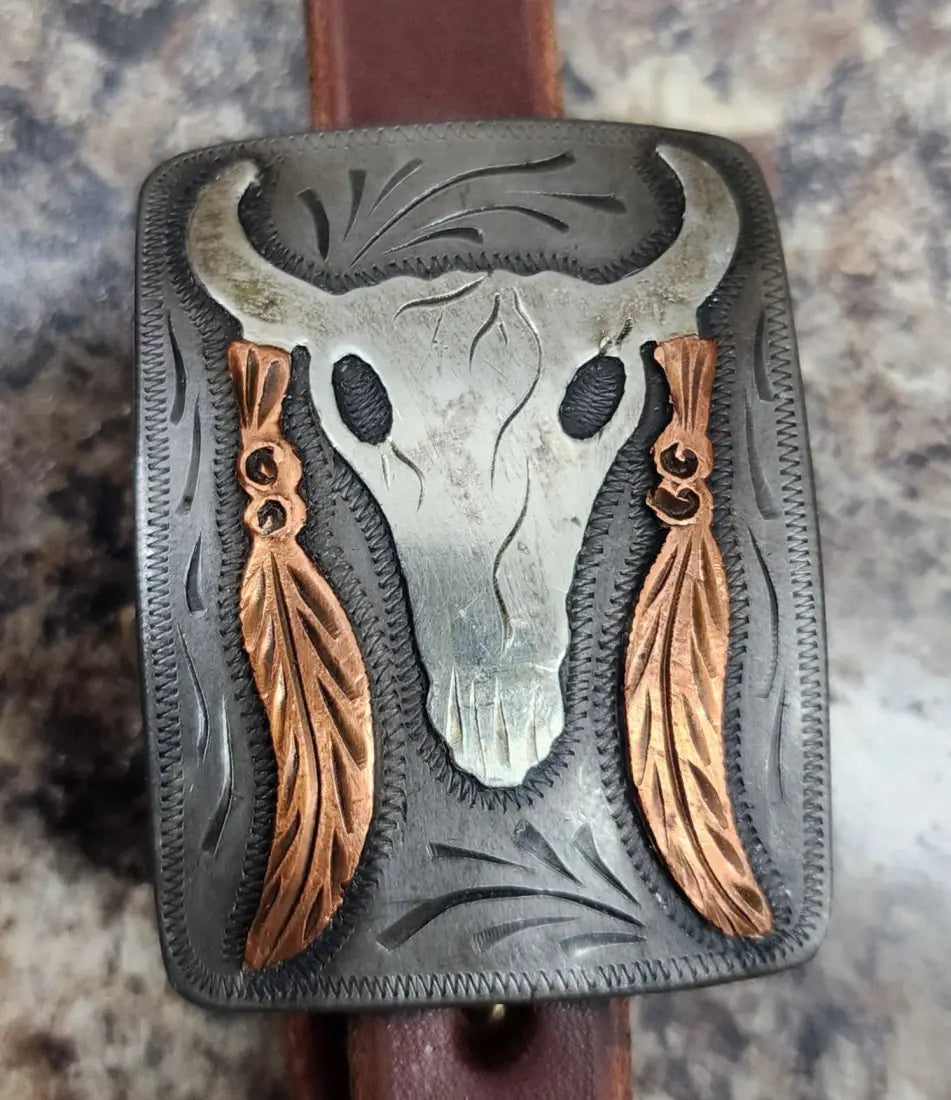 Cowperson Tack One Ear Headstall One Ear Headstall / Steer Skull Headstall