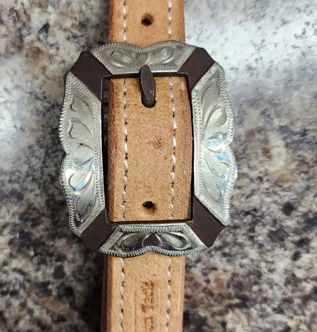 Cowperson Tack Slit Ear Headstall - Roughout Slit Ear Headstall / CB03 Headstall