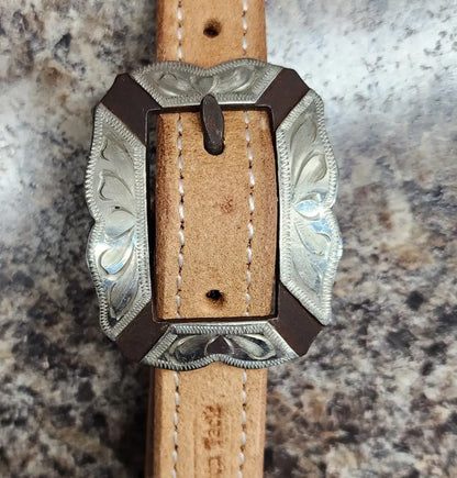 Cowperson Tack Slit Ear Headstall - Roughout Slit Ear Headstall / CB03 Headstall