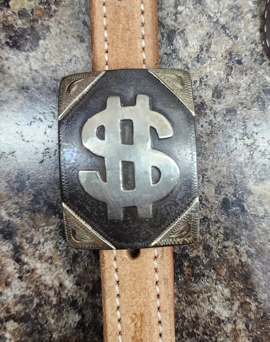 Cowperson Tack Slit Ear Headstall - Roughout Slit Ear Headstall / RCB253 Headstall