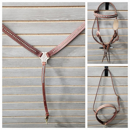 Cowperson Tack Turquoise Patina Dots Tack Set Tack Set