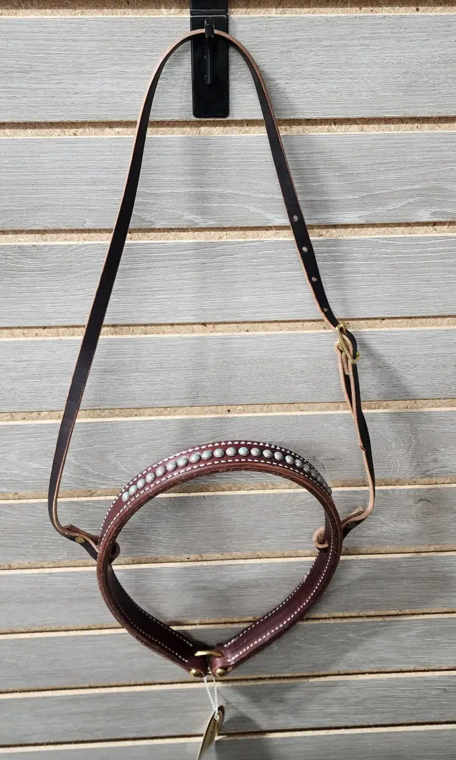 Cowperson Tack Turquoise Patina Dots Tack Set Noseband / Dark Tack Set